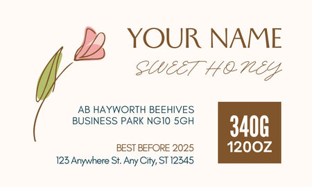 Honey Label Design 185