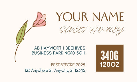 Honey Label Design 185