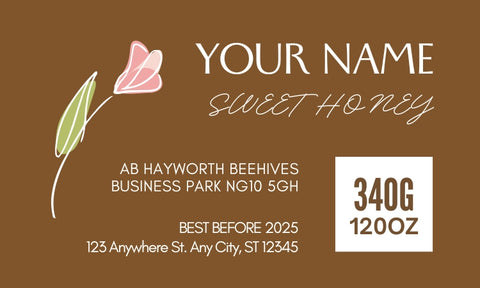 Honey Label Design 186