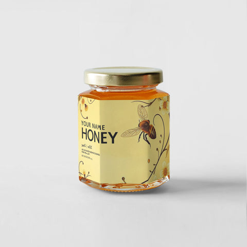 Honey Label Design 195