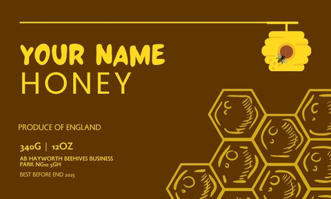Honey Label Design 209