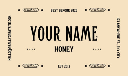 Honey Label Design 211