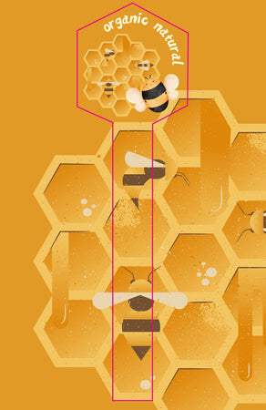 Tamper Evident Honey Label Design 30