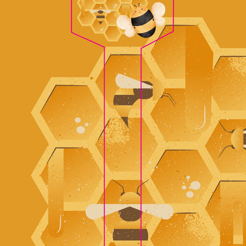 Tamper Evident Honey Label Design 30