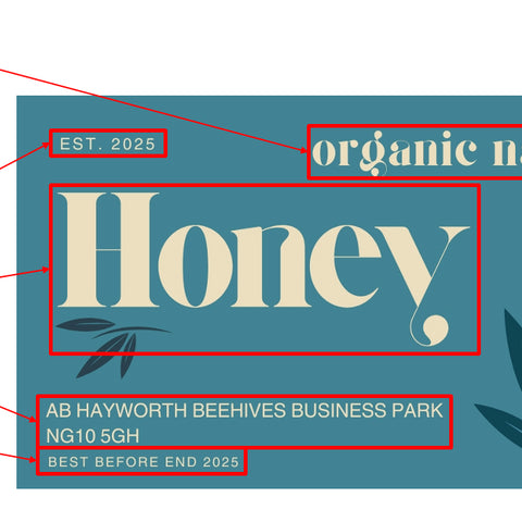 Honey Label Design 76