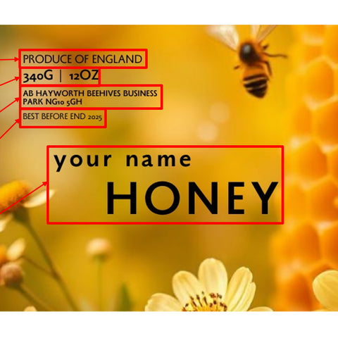Honey Label Design 109