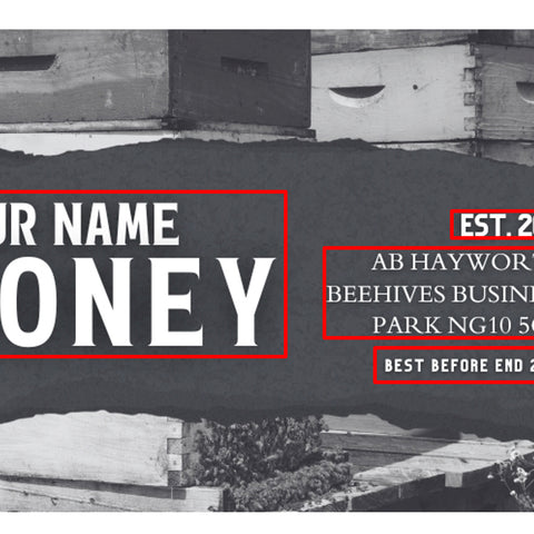Honey Label Design 133