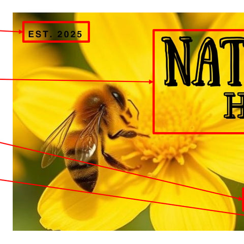 Honey Label Design 139