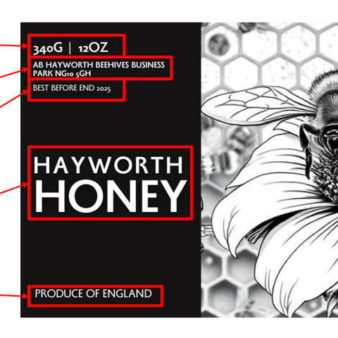 Honey Label Design 141