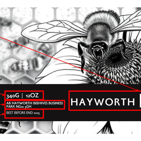 Honey Label Design 142