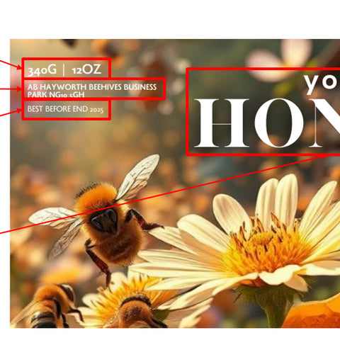 Honey Label Design 143