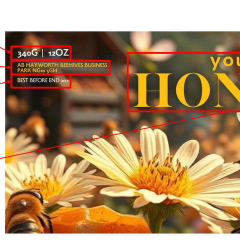 Honey Label Design 144