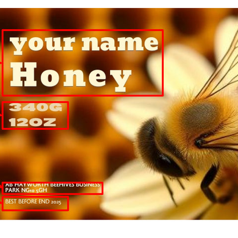 Honey Label Design 148