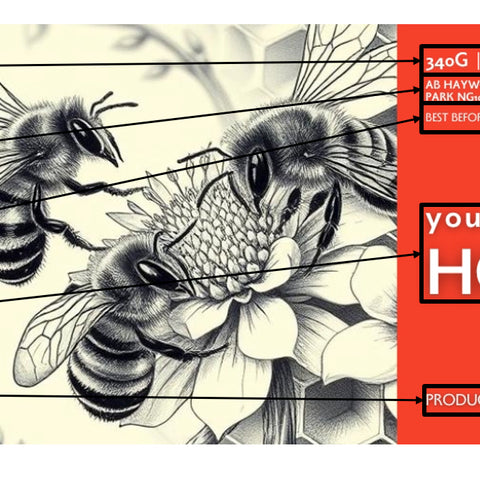 Honey Label Design 158