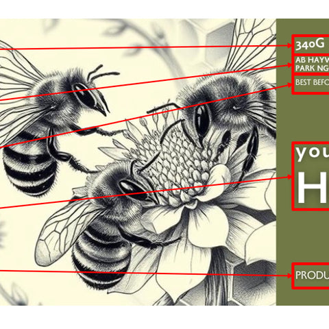 Honey Label Design 159
