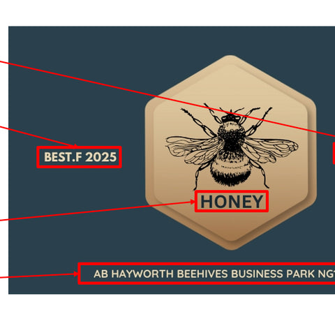 Honey Label Design 187