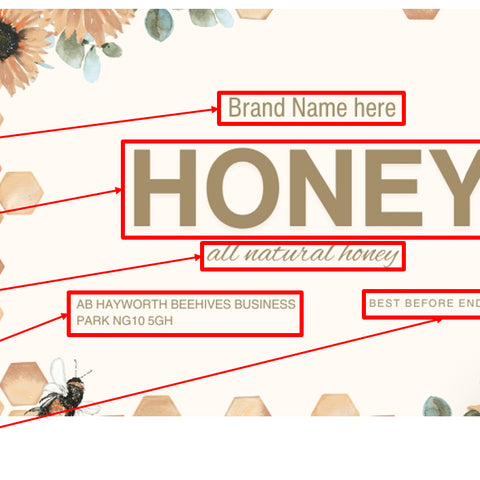 Honey Label Design 205