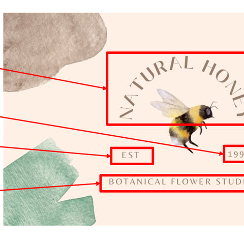 Honey Label Design 216