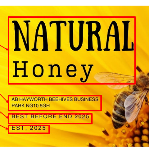 Honey Label Design 217