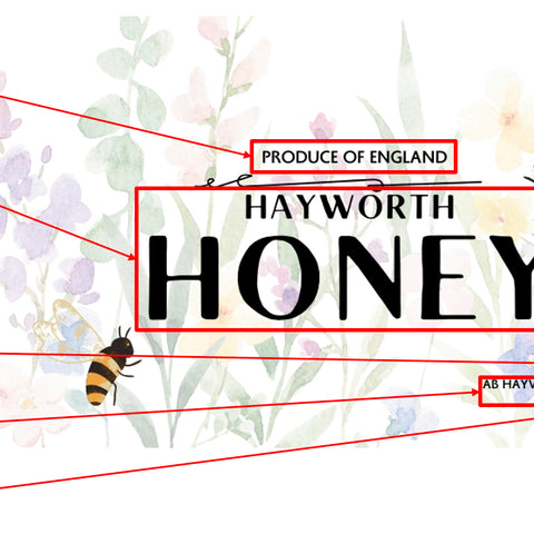 Honey Label Design 113