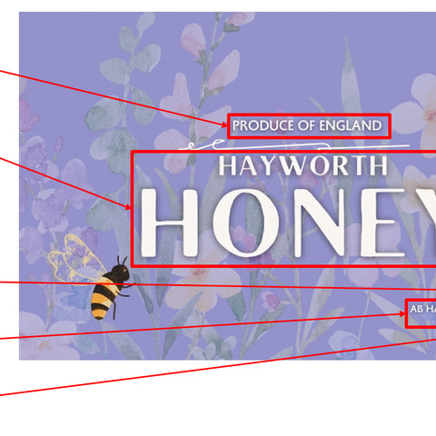 Honey Label Design 114