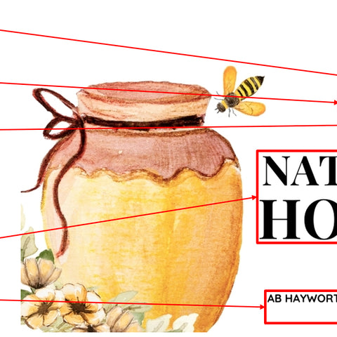 Honey Label Design 123