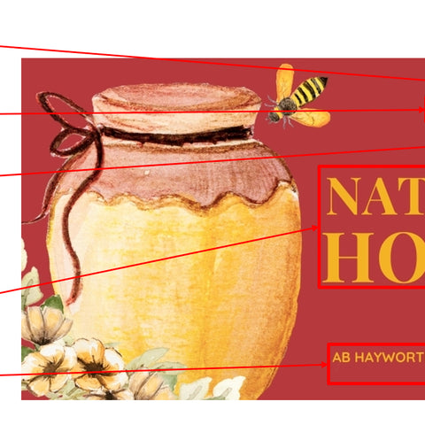 Honey Label Design 124