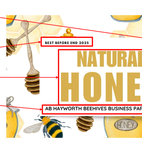 Honey Label Design 127