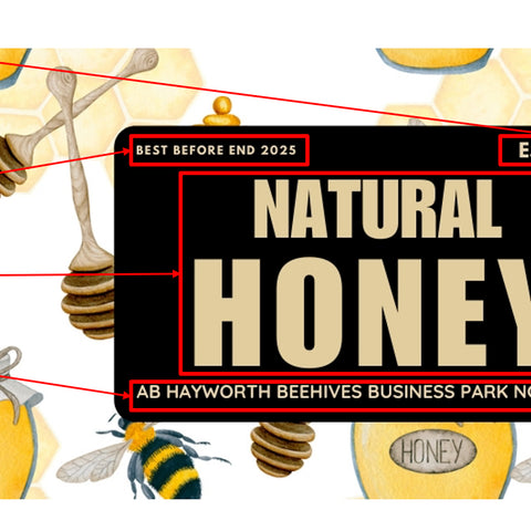 Honey Label Design 129