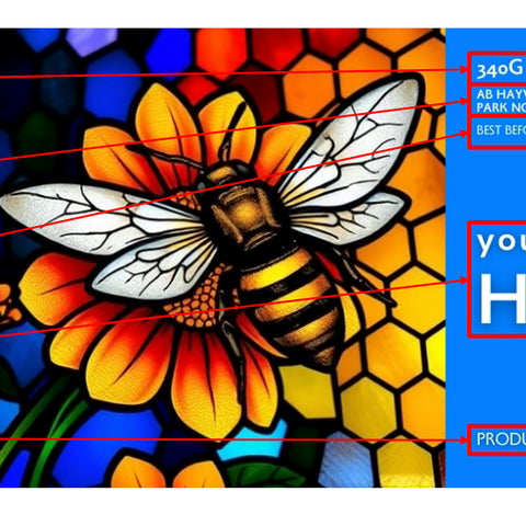 Honey Label Design 153