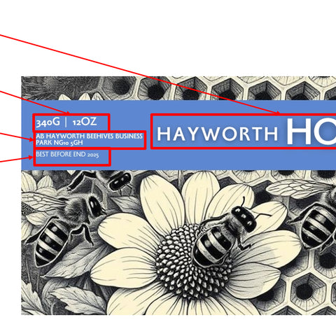 Honey Label Design 155