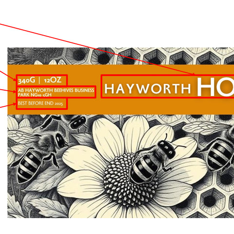 Honey Label Design 156