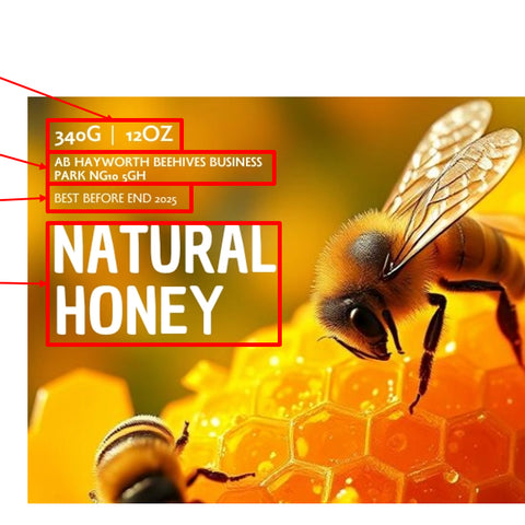 Honey Label Design 160