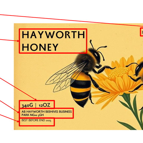 Honey Label Design 161