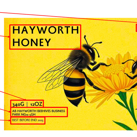 Honey Label Design 162