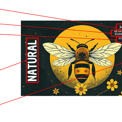 Honey Label Design 163