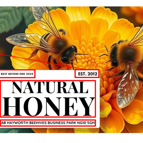 Honey Label Design 165