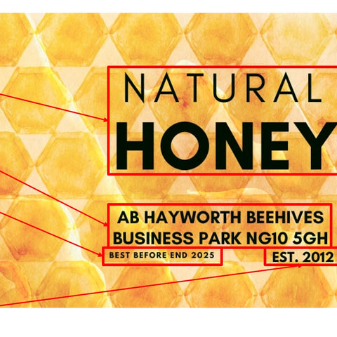 Honey Label Design 166