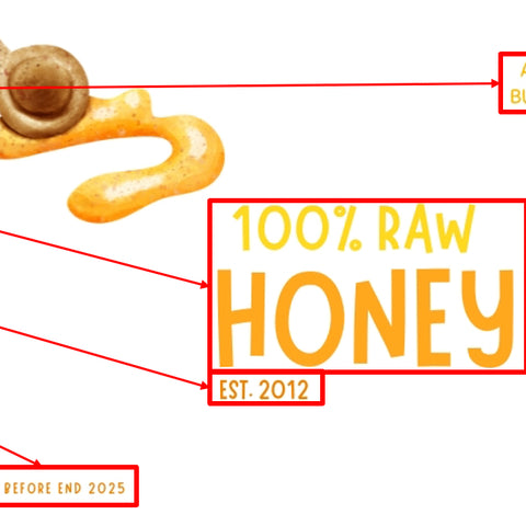 Honey Label Design 170