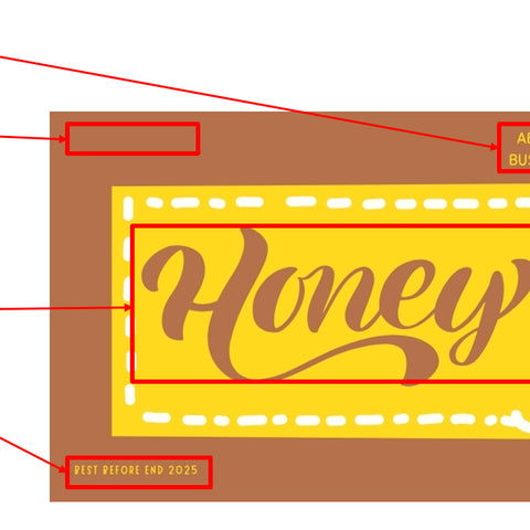 Honey Label Design 173