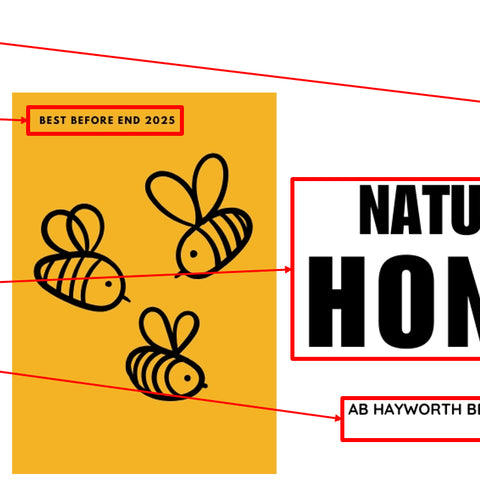 Honey Label Design 174