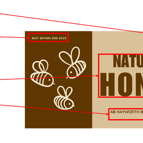 Honey Label Design 175