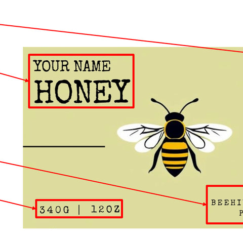 Honey Label Design 181