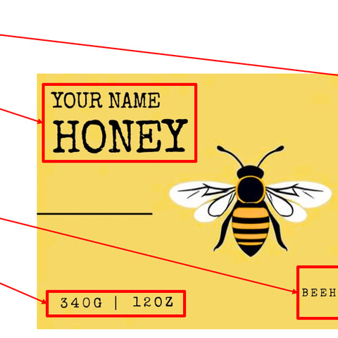 Honey Label Design 182
