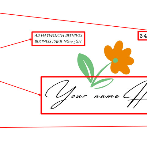 Honey Label Design 183