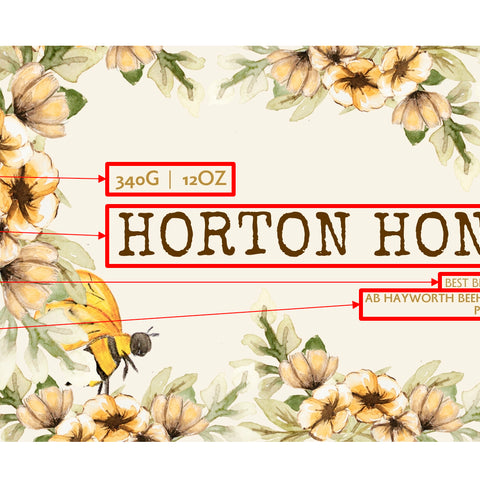 Honey Label Design 14