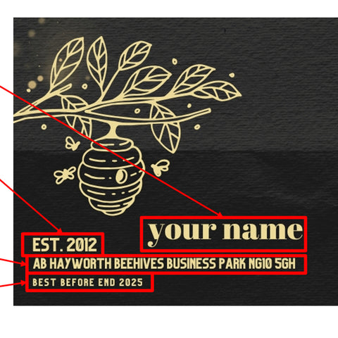 Honey Label Design 188