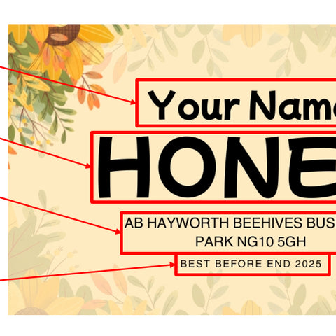 Honey Label Design 189