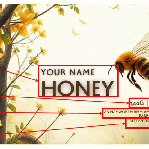 Honey Label Design 197