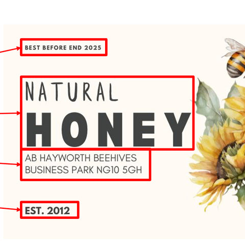 Honey Label Design 198
